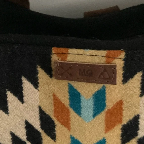 Brown and Black Patterned Tote Bag, Mercy Grey Designs - Picture 3 of 8